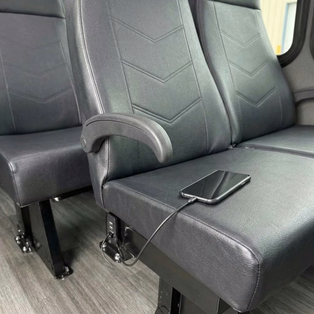 pooler 15 passenger minibus usb charging