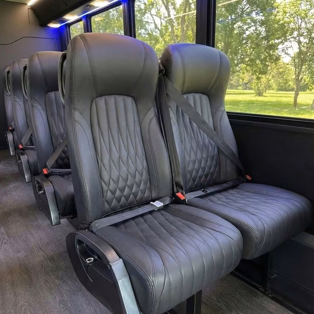 pooler 20 passenger minibus high back seats