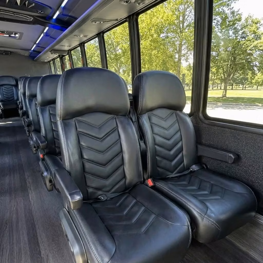 pooler 28 passenger minibus seating