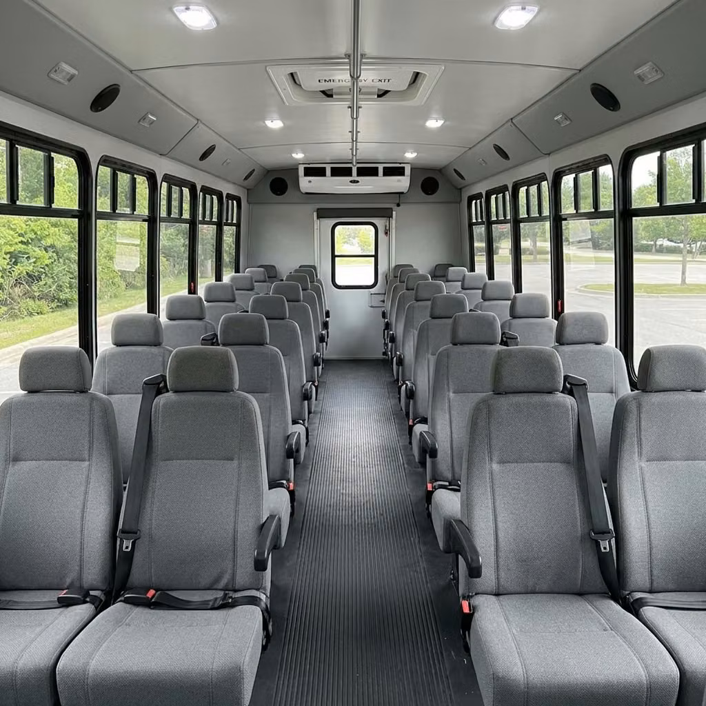 pooler 30 passenger minibus seating