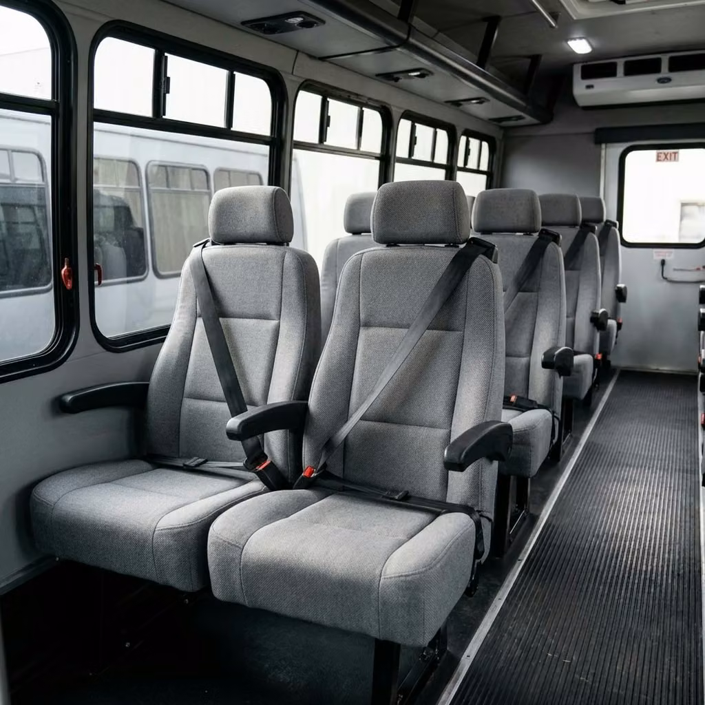 pooler 35 passenger minibus reclining seats