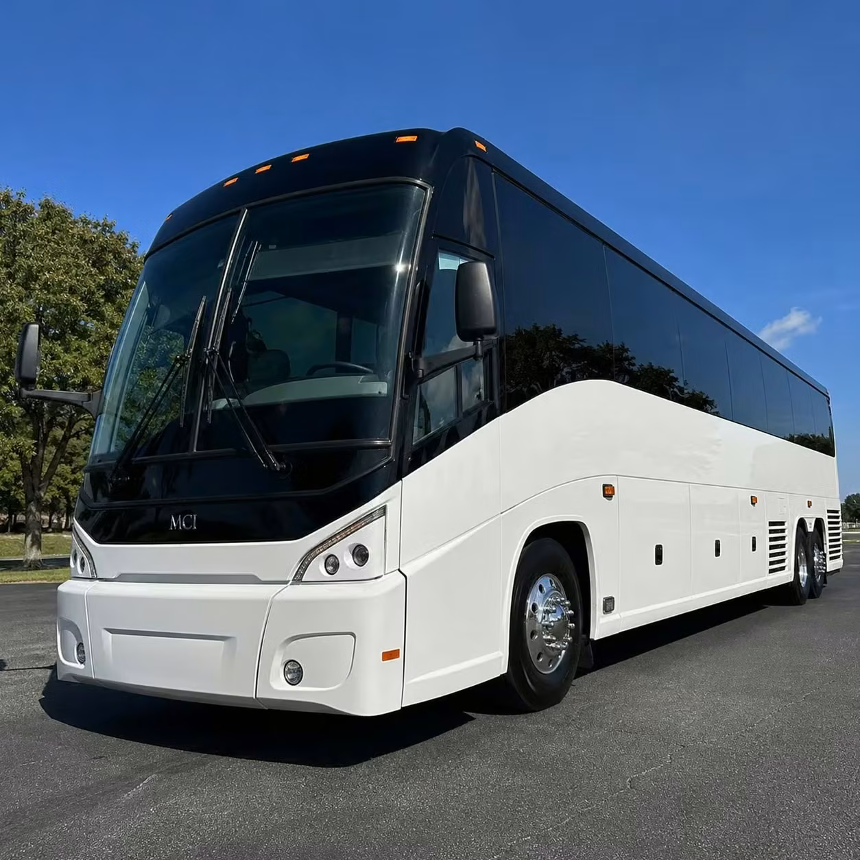 pooler 56 passenger charter bus rental