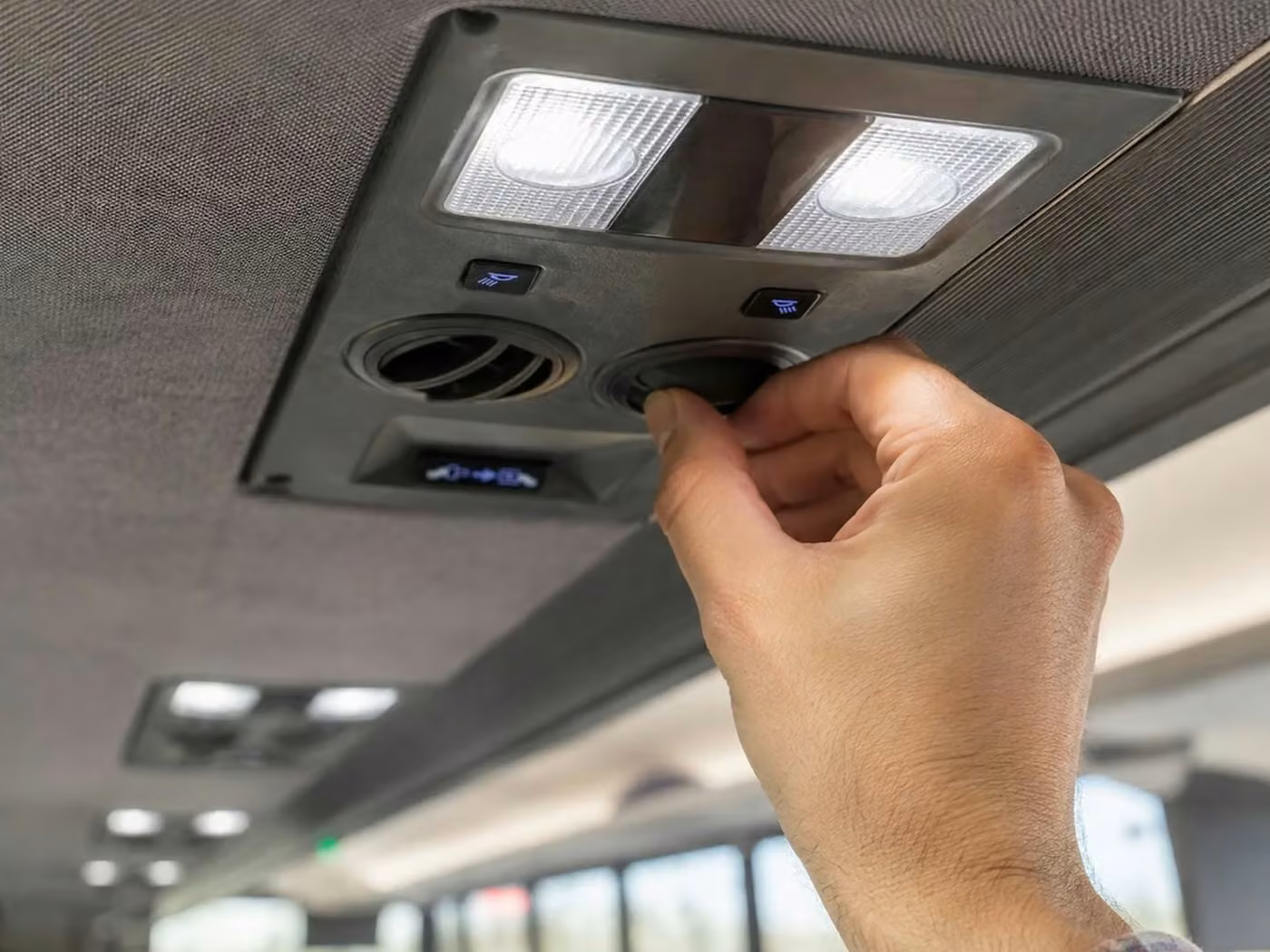 pooler charter bus climate control