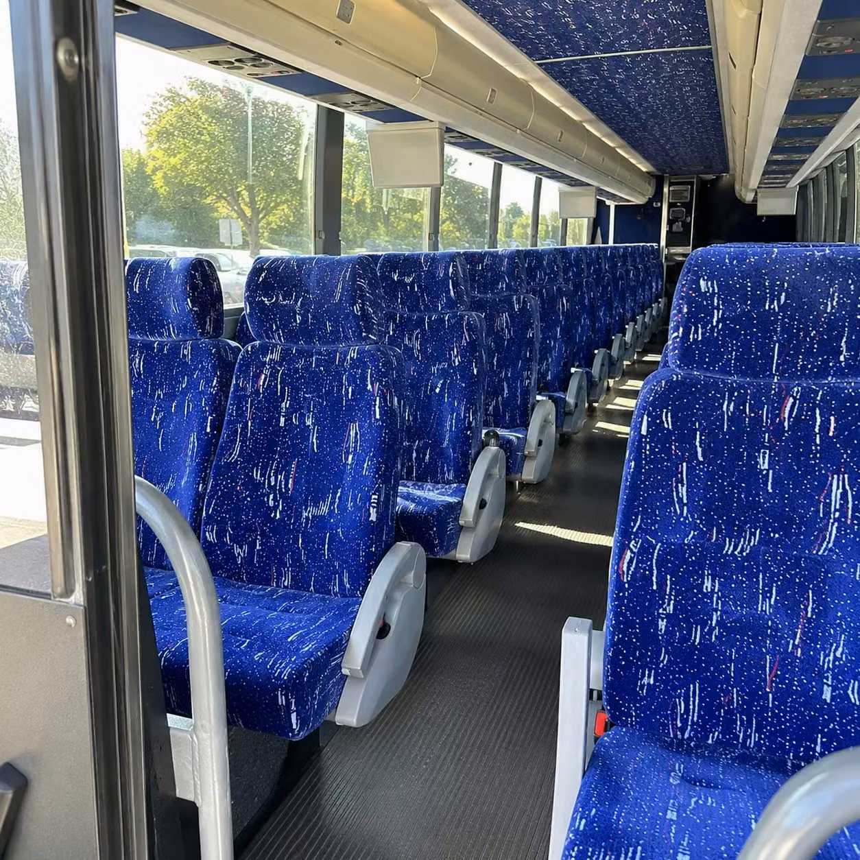 pooler charter bus interior 3