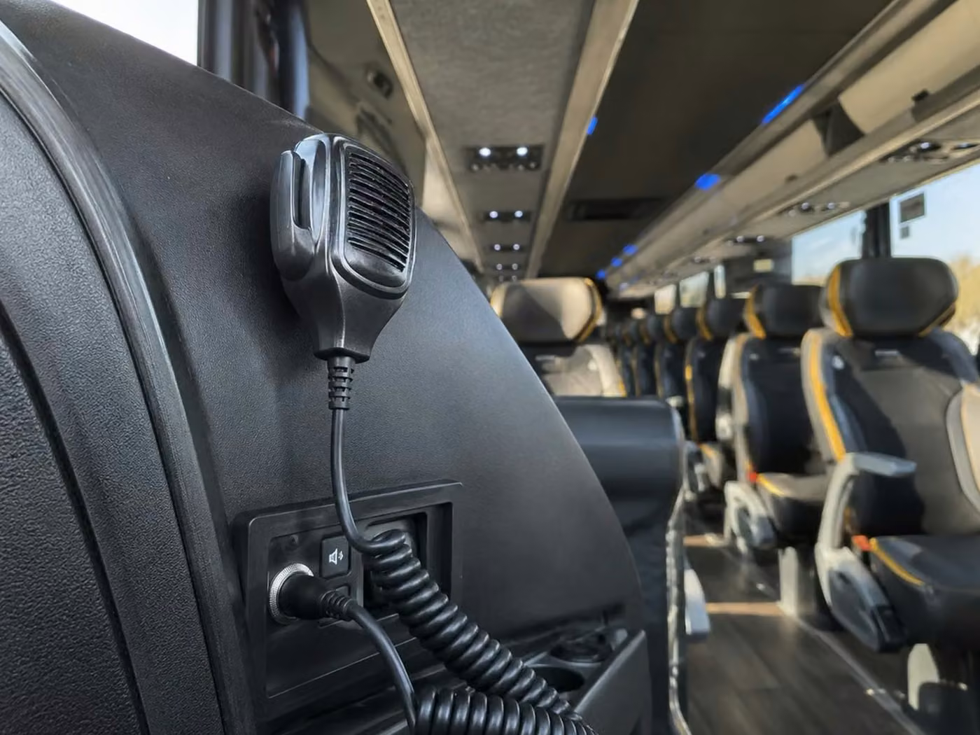 pooler charter bus pa system