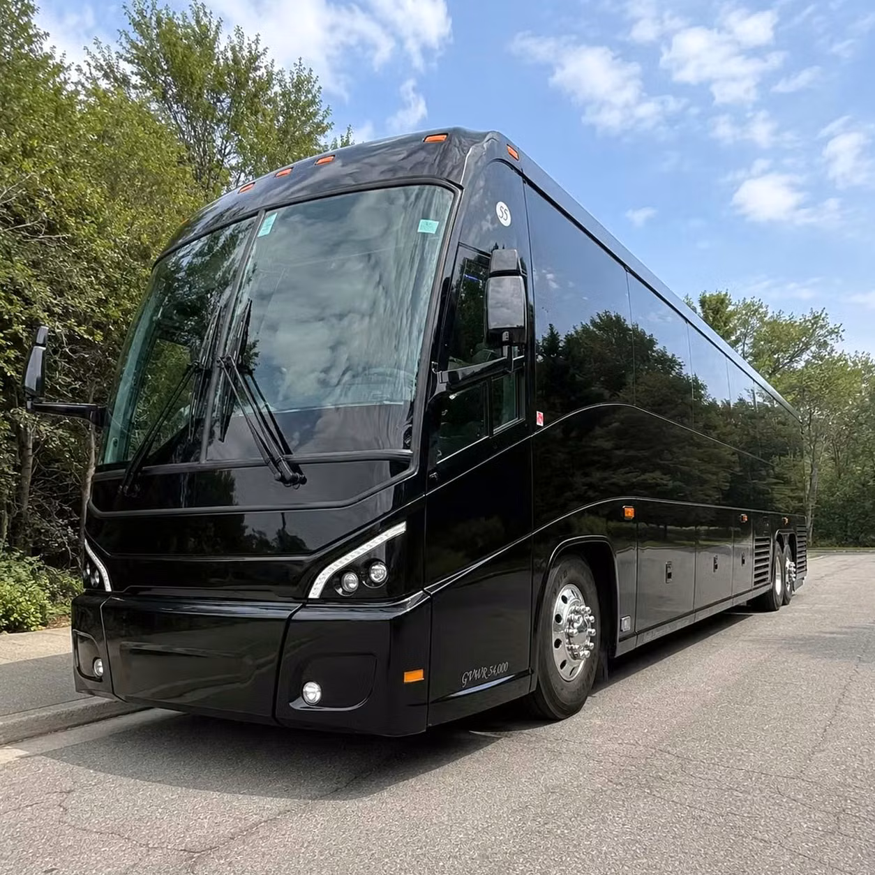 pooler choir tour and worship team charter buses with undercarriage storage