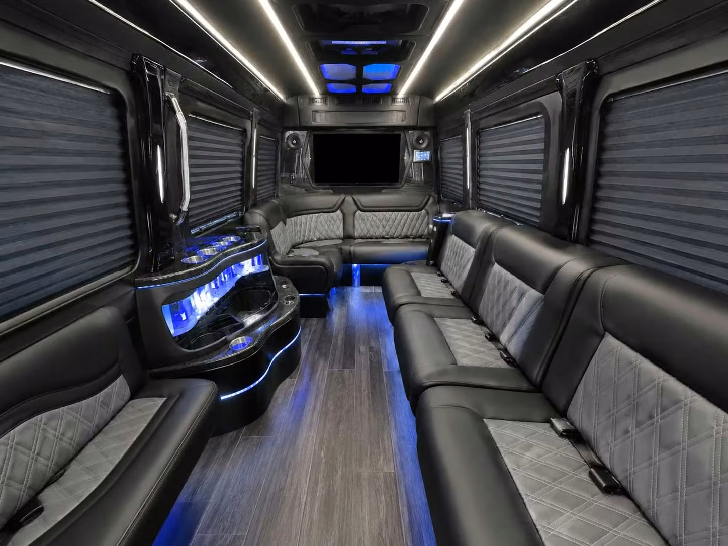 pooler concert shuttle buses between hotels and venues