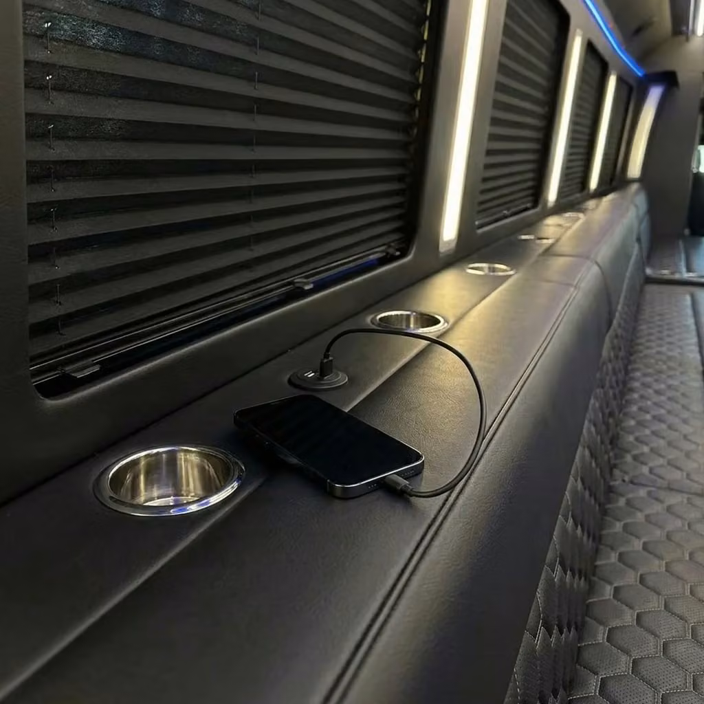 pooler party bus usb charging