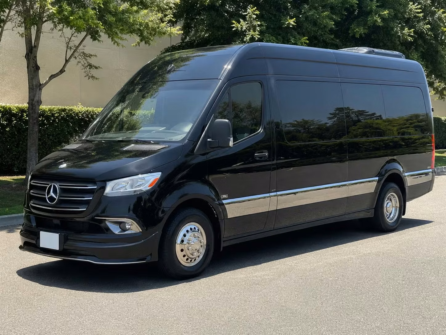 pooler sprinter van rental with driver