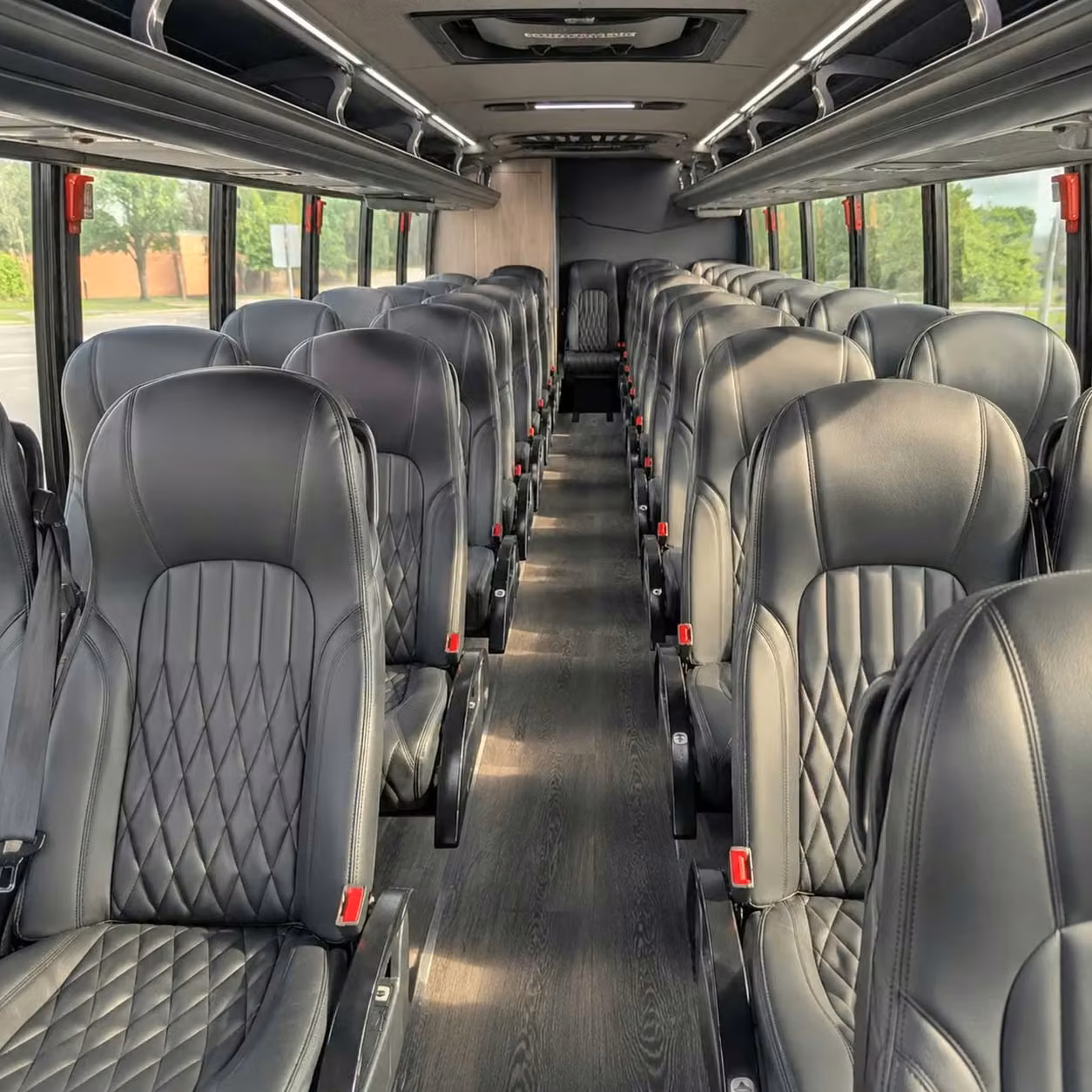30 passenger minibus interior